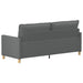Bank Donkergrijs 196 x 81 x 87,5 cm Stof