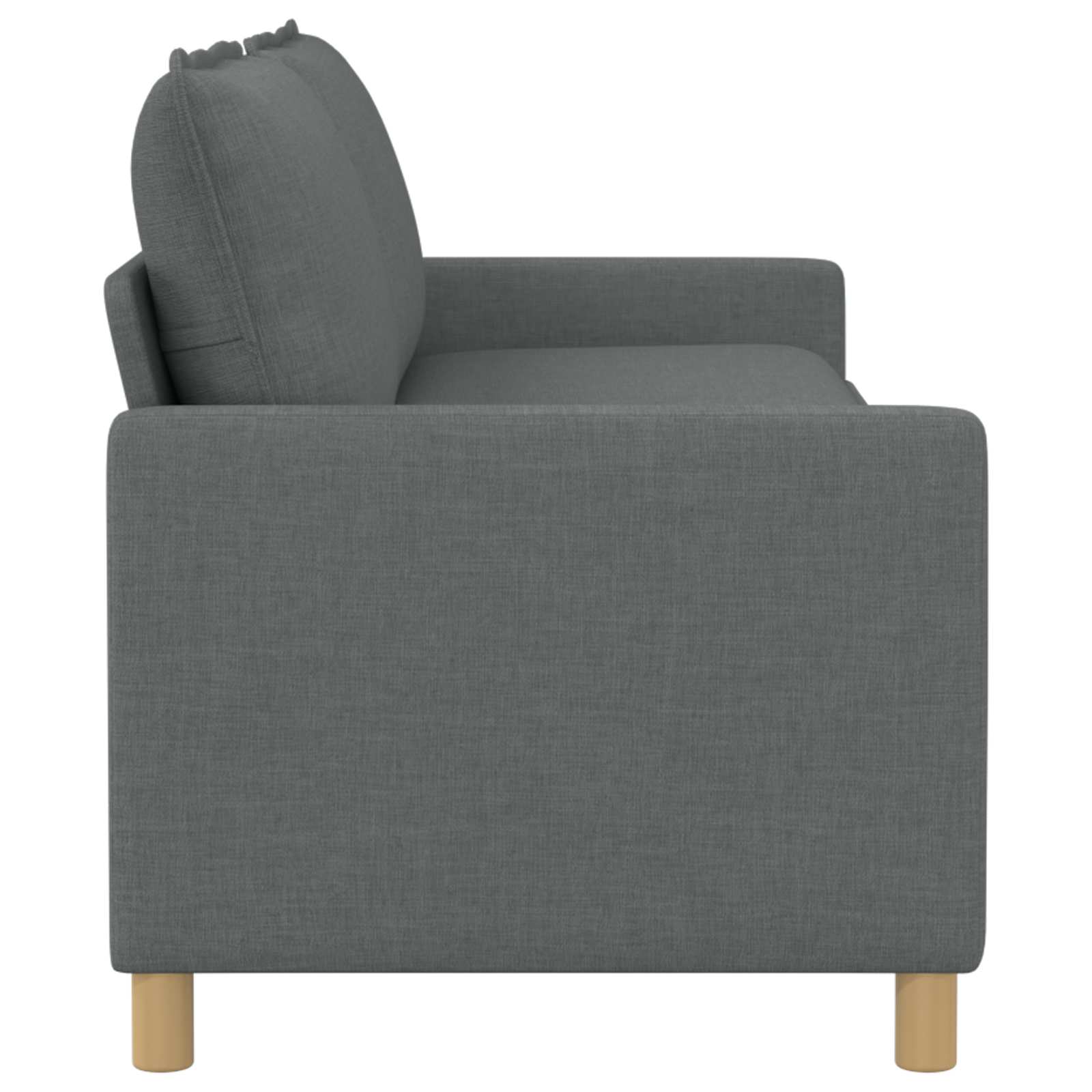 Bank Donkergrijs 196 x 81 x 87,5 cm Stof