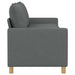 Bank Donkergrijs 196 x 81 x 87,5 cm Stof