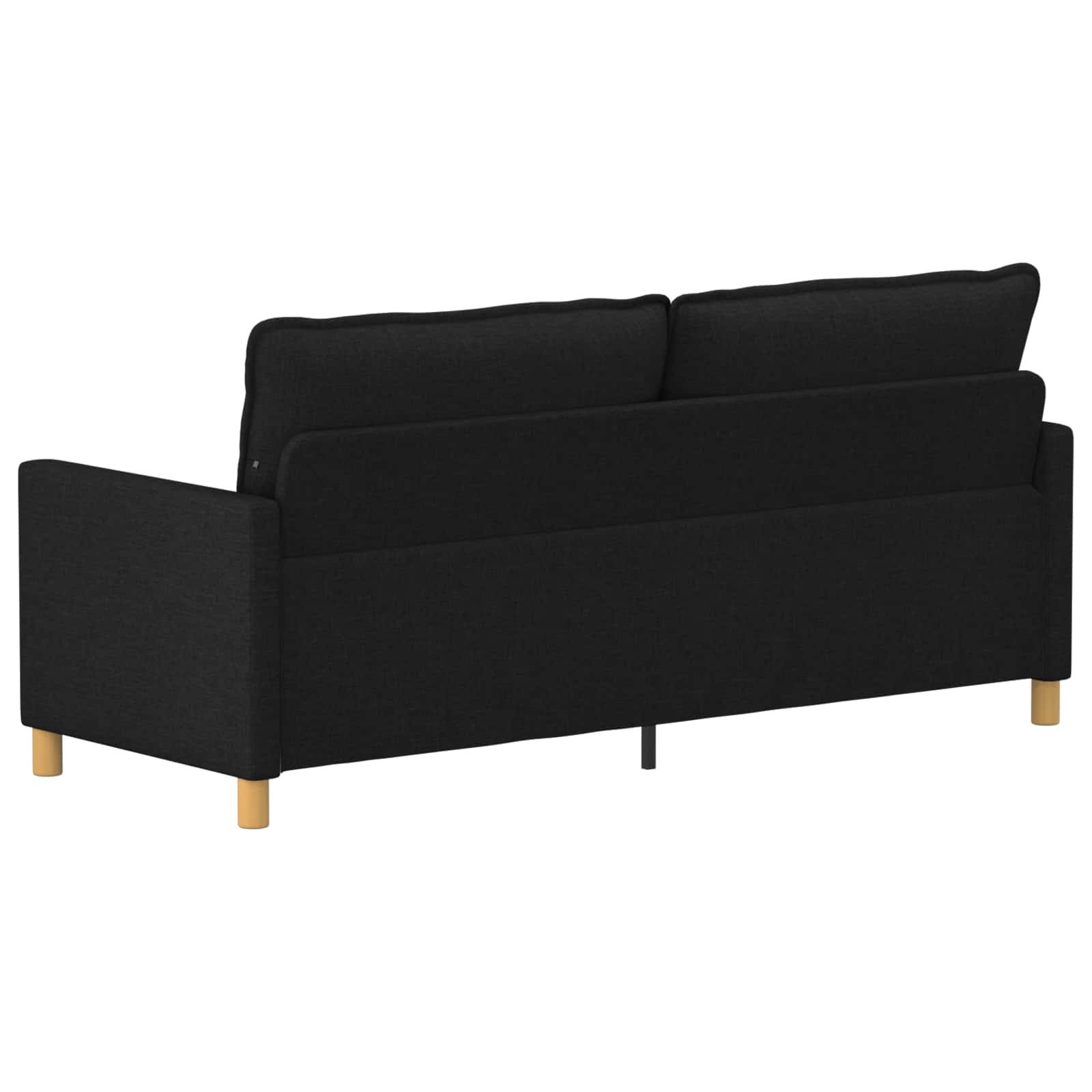 Bank Zwart 196 x 81 x 87,5 cm Stof