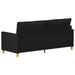 Bank Zwart 196 x 81 x 87,5 cm Stof