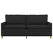 Bank Zwart 196 x 81 x 87,5 cm Stof