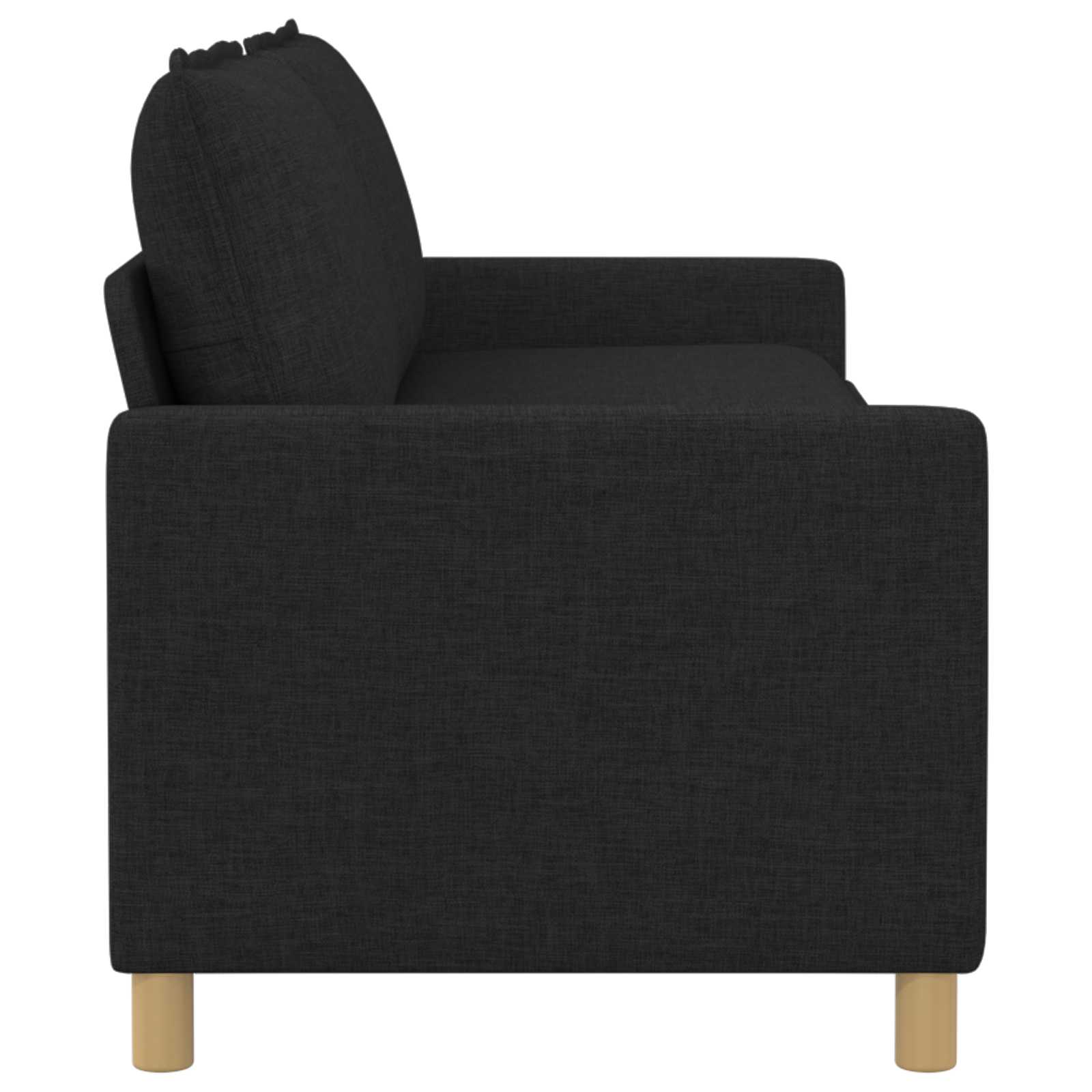 Bank Zwart 196 x 81 x 87,5 cm Stof