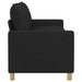 Bank Zwart 196 x 81 x 87,5 cm Stof