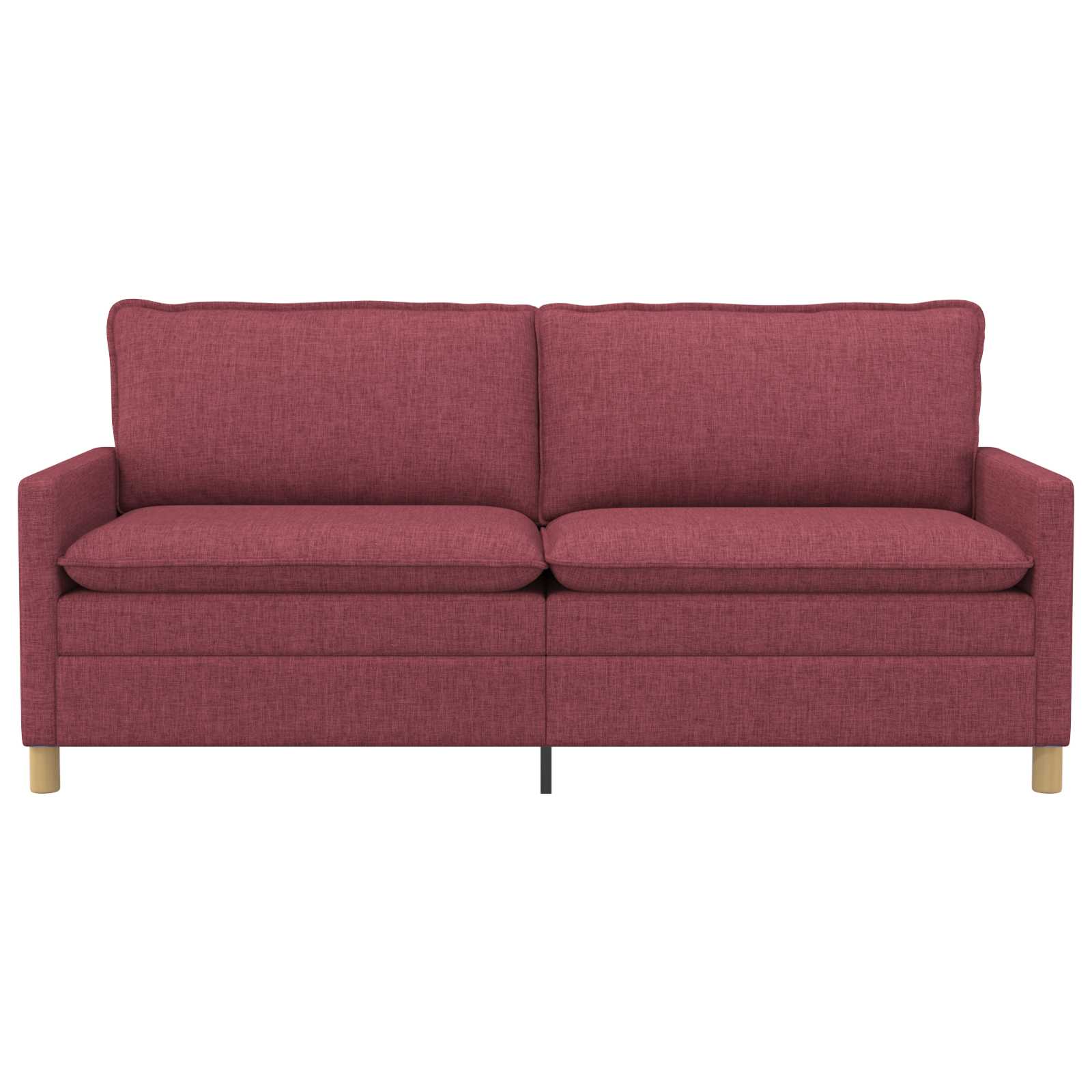 Bank Wijnrood 196 x 81 x 87,5 cm Stof