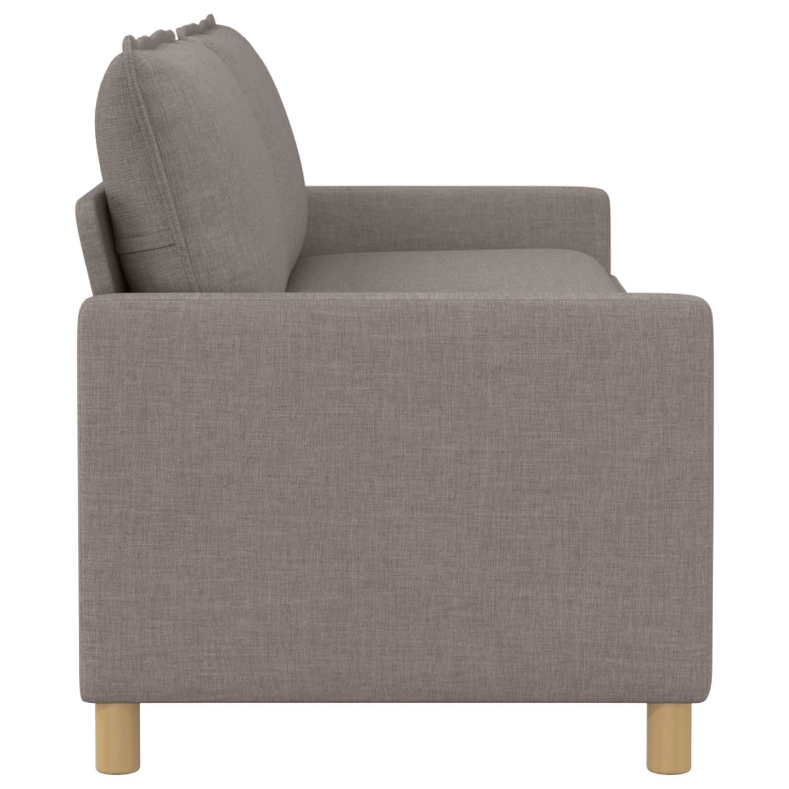 Bank Taupe 196 x 81 x 87,5 cm Stof