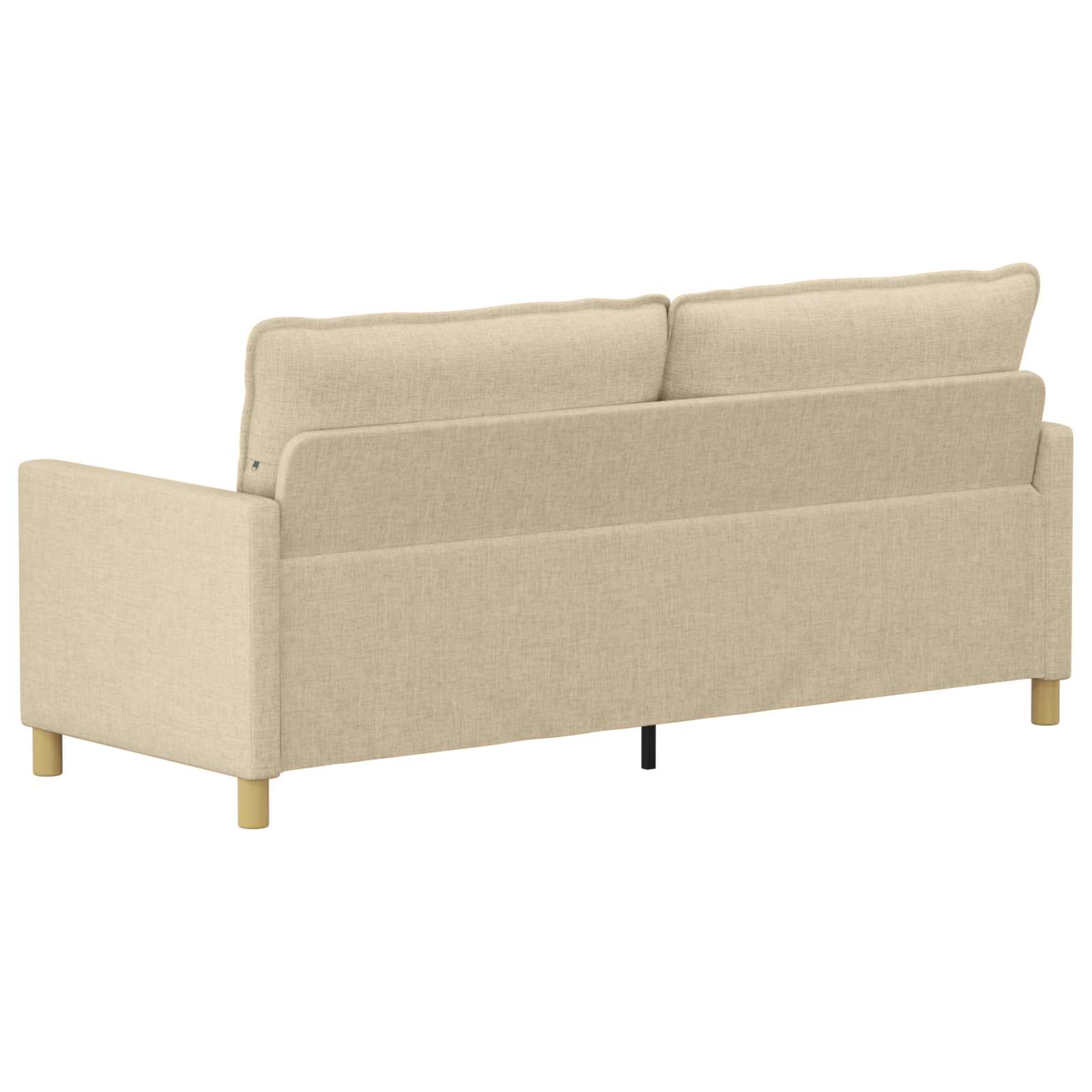 Bank Crèmekleurig 196 x 81 x 87,5 cm Stof