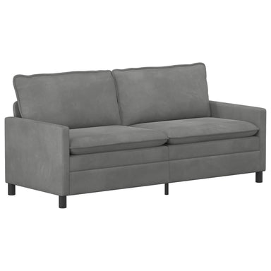 Bank Donkergrijs 196 x 81 x 87,5 cm Fluweel
