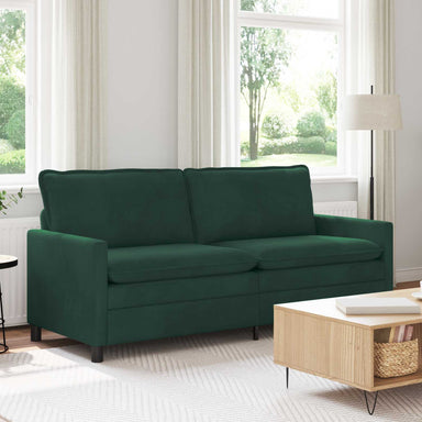 Bank Donkergroen 196 x 81 x 87,5 cm Fluweel