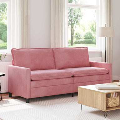 Bank Roze 196 x 81 x 87,5 cm Fluweel
