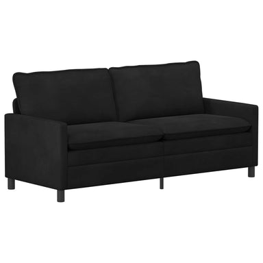 Bank Zwart 196 x 81 x 87,5 cm Fluweel
