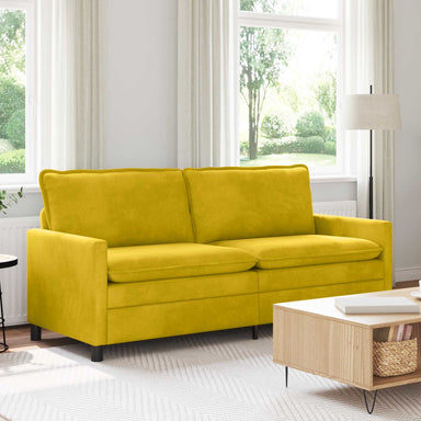 Bank Geel 196 x 81 x 87,5 cm Fluweel