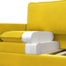 Bank Geel 196 x 81 x 87,5 cm Fluweel