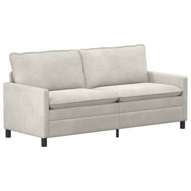 Bank Crèmekleurig 196 x 81 x 87,5 cm Fluweel