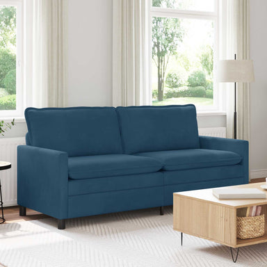 Bank Blauw 196 x 81 x 87,5 cm Fluweel