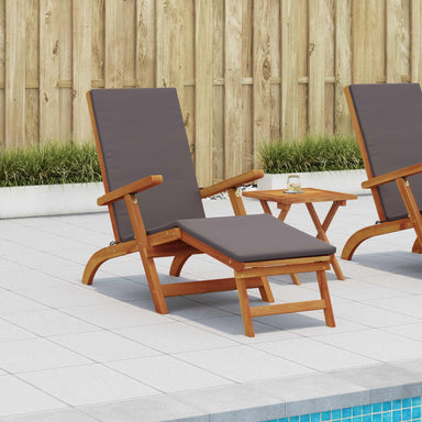 Ligstoelkentingen en opvouwbare zonnebader 55 x 146 x 91 cm