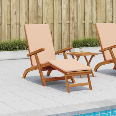 Ligstoelkentingen en opvouwbare zonnebader 55 x 146 x 91 cm