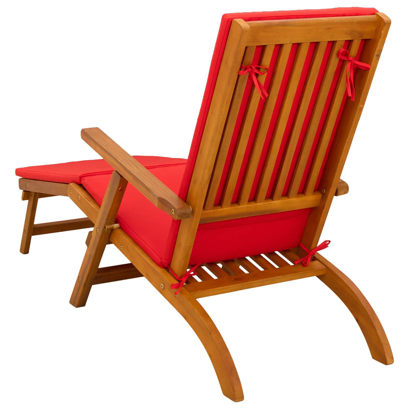 Ligstoelkentingen en opvouwbare zonnebader 55 x 146 x 91 cm