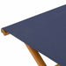 Ligstoel 2 pcs massief eucalyptushout Blauw