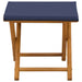 Ligstoel 2 pcs massief eucalyptushout Blauw