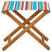 Ligstoel 2 pcs massief eucalyptushout Meerkleurig