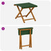 Ligstoel 2 pcs massief eucalyptushout Groen