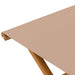 Ligstoel 2 st massief eucalyptushout Taupe