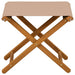 Ligstoel 2 st massief eucalyptushout Taupe