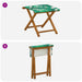 Ligstoel 2 pcs massief eucalyptushout Bladpatroon