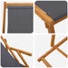 Opvouwbare zonnebed 3 Positie Massief Eucalyptus Hout Grijs