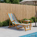 Opvouwbare zonnebed 3 Positie Massief Eucalyptus Hout