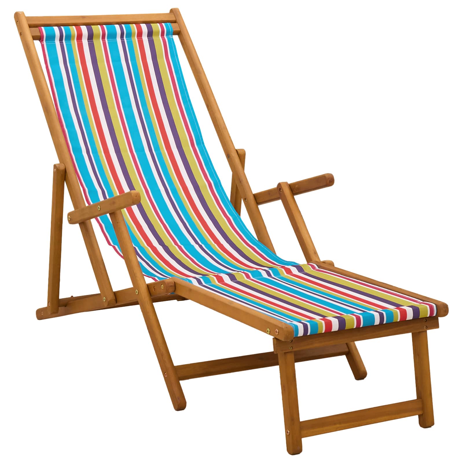Opvouwbare zonnebed 3 Positie Massief Eucalyptus Hout