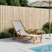 Opvouwbare zonnebed 3 Positie Massief Eucalyptus Hout