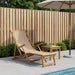 Opvouwbare zonnebed 3 Positie Massief Eucalyptus Hout Taupe