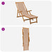 Opvouwbare zonnebed 3 Positie Massief Eucalyptus Hout Taupe