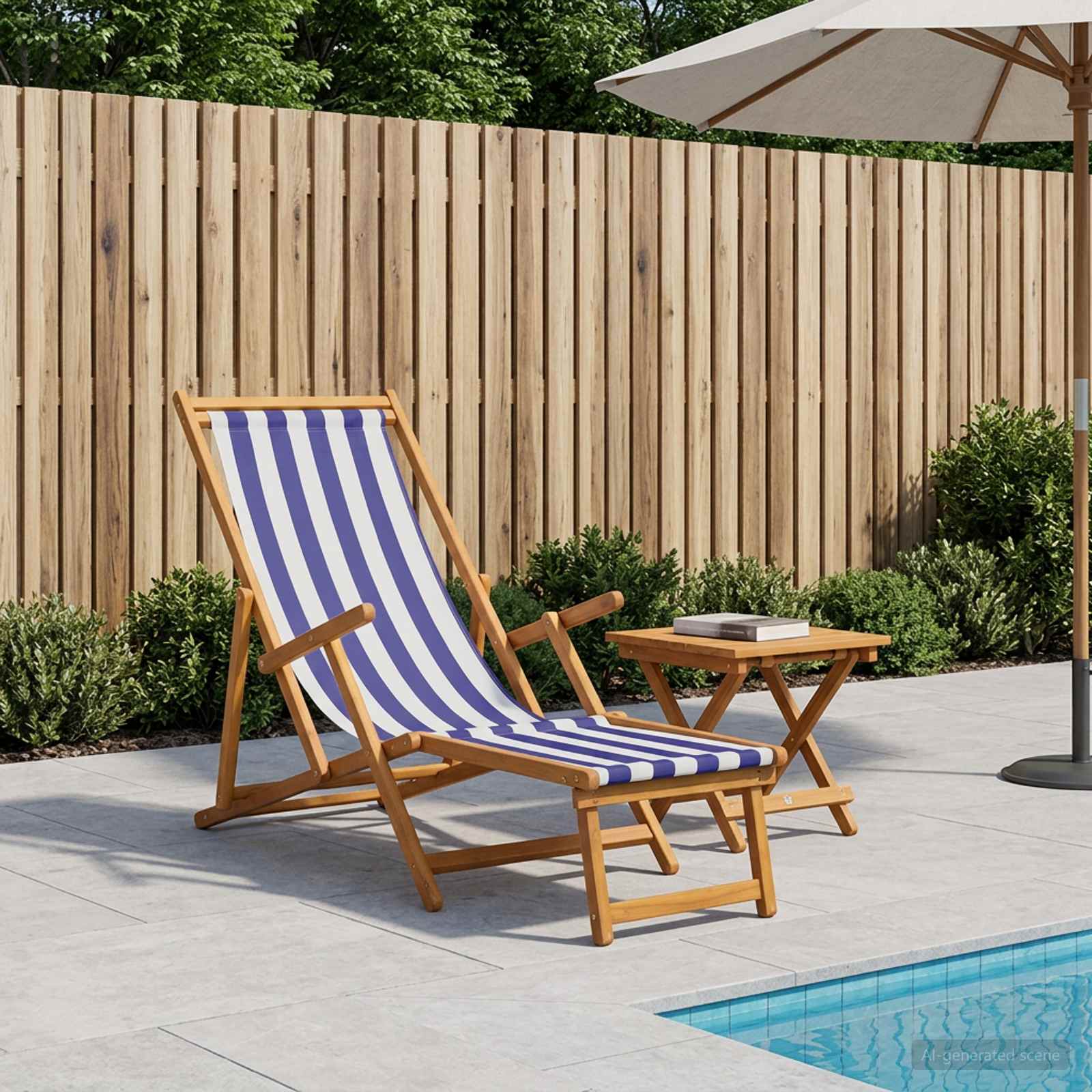 Opvouwbare zonnebed 3 Positie Massief Eucalyptus Hout