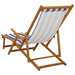 Opvouwbare zonnebed 3 Positie Massief Eucalyptus Hout