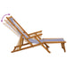 Opvouwbare zonnebed 3 Positie Massief Eucalyptus Hout