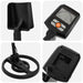 Metaaldetector met LCD-scherm 3 modi 19 cm spoel Zwart