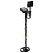 Metaaldetector met LCD-scherm 3 modi 19 cm spoel Zwart