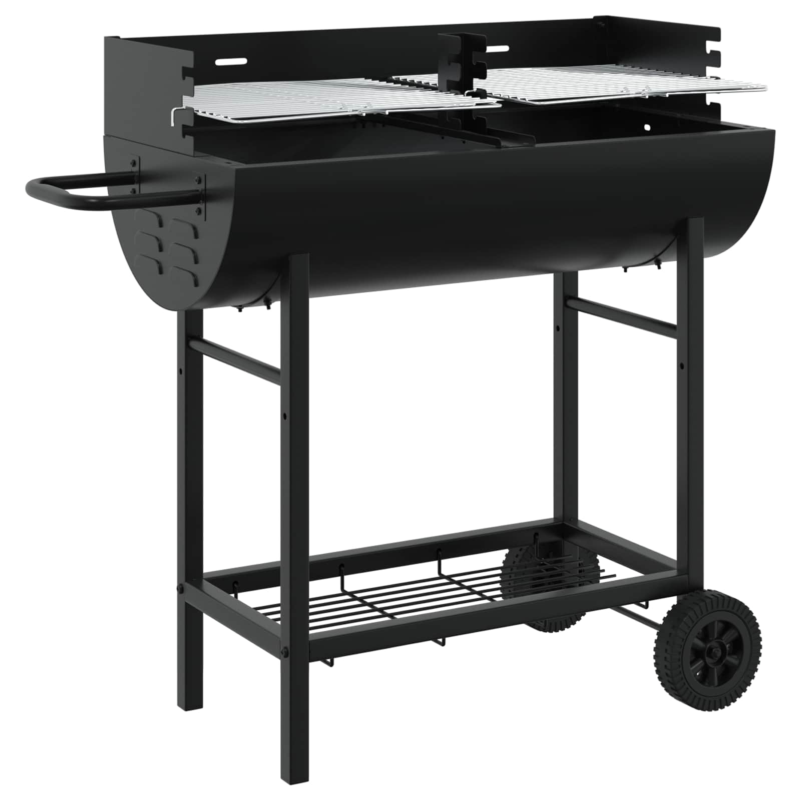 Houtskoolgrill 96,5 x 42,5 x 88,5 cm Zwart