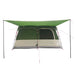 Gezinstent met dak Groen 320 x 210 x 180 cm Polyester