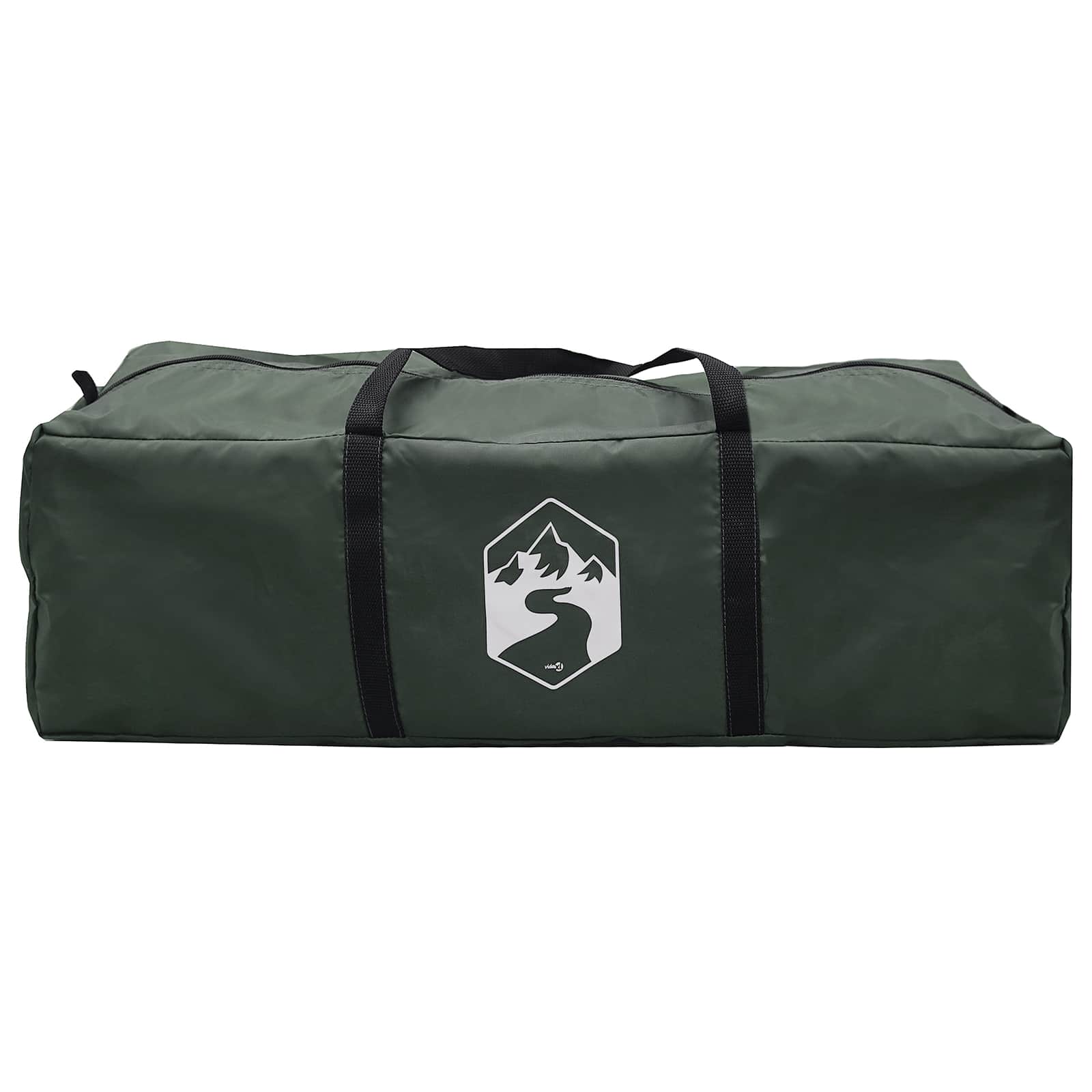Gezinstent met dak Legergroen 320 x 210 x 180 cm Polyester