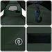 Gezinstent met dak Legergroen 320 x 210 x 180 cm Polyester