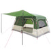 Gezinstent met dak Groen 380 x 260 x 190 cm Polyester