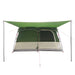 Gezinstent met dak Groen 380 x 260 x 190 cm Polyester