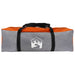 Gezinstent met dak Grijs en Oranje 380 x 260 x 190 cm Polyester
