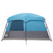 Gezinstent 10-persoons Blauw Polyester en staal