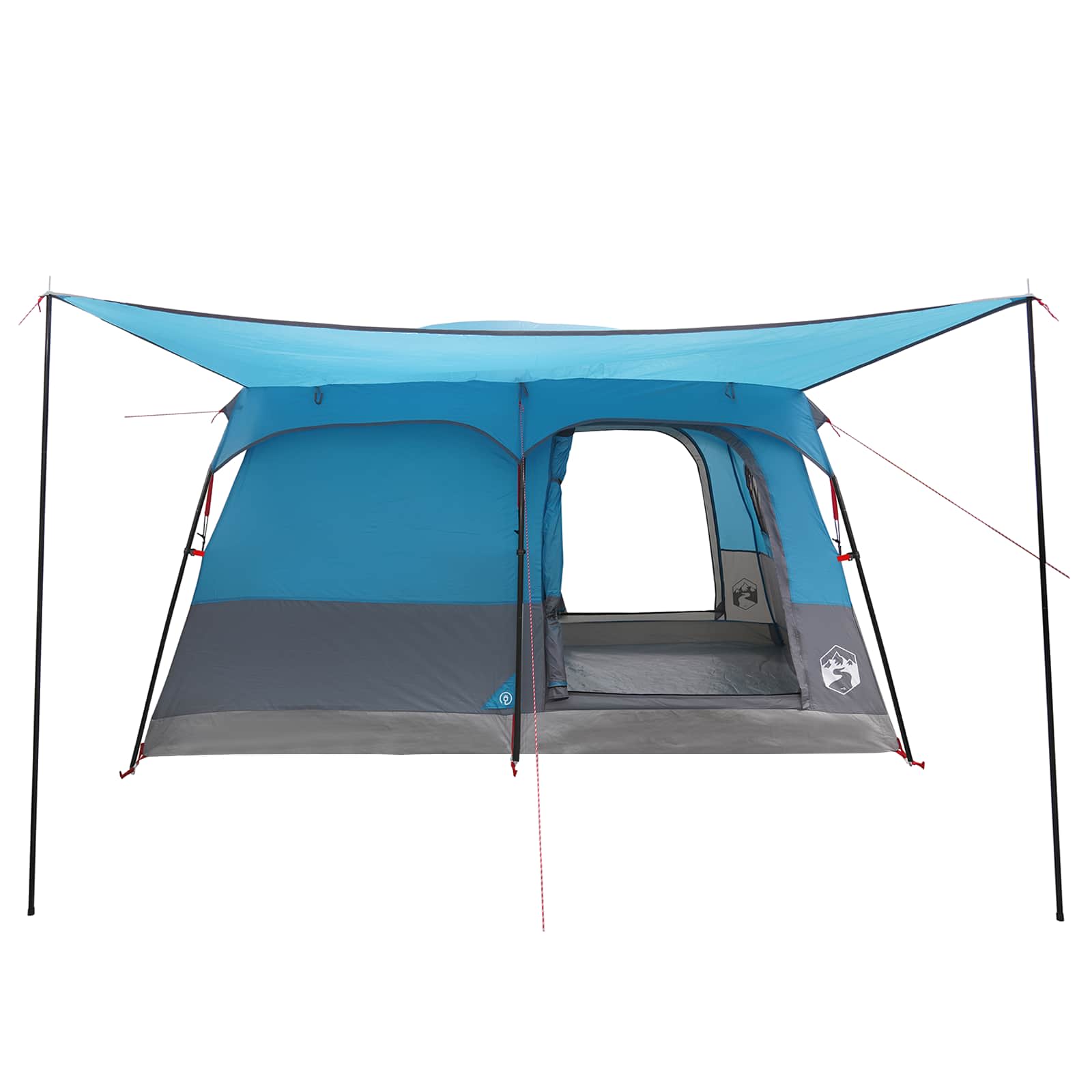 Gezinstent 10-persoons Blauw Polyester en staal