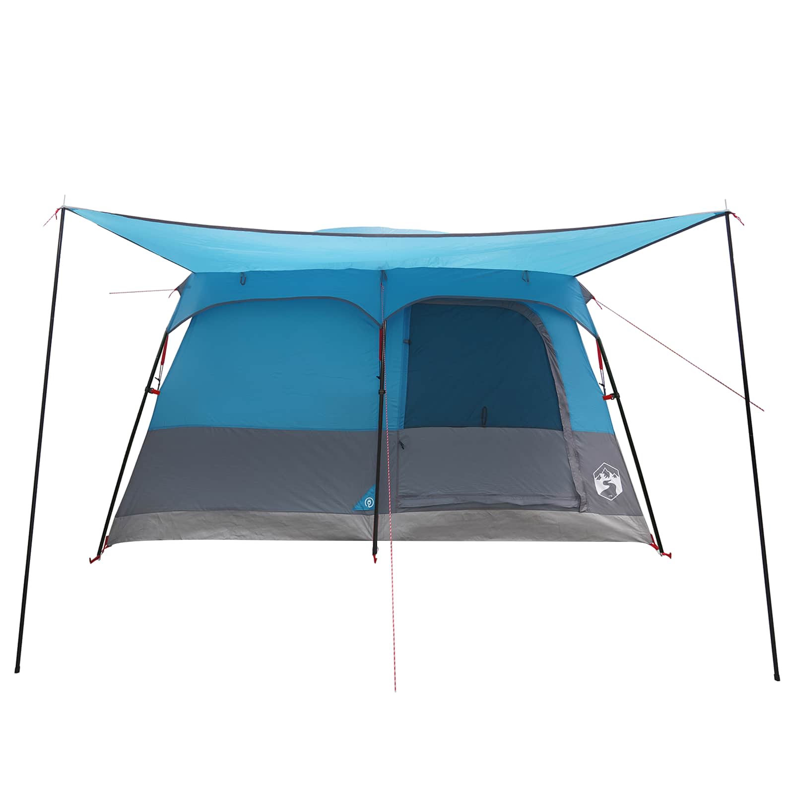 Gezinstent 10-persoons Blauw Polyester en staal
